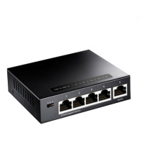 Cudy 5-Port Gigabit Metal Switch, 5 10/100/1000M RJ45 Ports, Desktop Metal Case, Power Saving, P