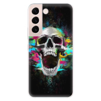 Odolné silikónové puzdro iSaprio - Skull in Colors - Samsung Galaxy S22 5G