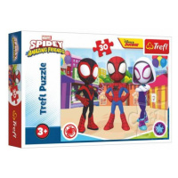 Puzzle Dobrodružstvo Spideyho a priateľov 27x20cm 30 dielikov v krabičke 21x14x4cm