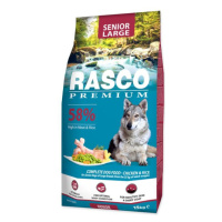 Krmivo Rasco Premium senior Large kura s ryžou 15kg