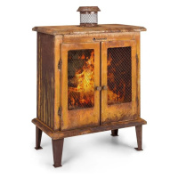 BLUMFELDT FLAME LOCKER, OHNISKO, VINTAGE ZAHRADNY KRB, 58 X 30 CM, OCEL, HRDZAVY VZHLAD, 1003413