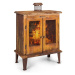 BLUMFELDT FLAME LOCKER, OHNISKO, VINTAGE ZAHRADNY KRB, 58 X 30 CM, OCEL, HRDZAVY VZHLAD, 1003413