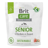 Krmivo Brit Care Dog Sustainable senior Chicken & Insoct 1kg