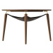 Hnedý okrúhly konferenčný stolík z dubového dreva ø 80 cm Hang Out – UMAGE