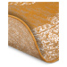 Kusový koberec Gloria 105518 Mustard kruh - 160x160 (průměr) kruh cm Hanse Home Collection kober