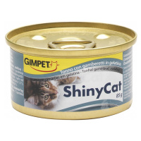 Gimpet cat cons. ShinyCat tuniak/krevety 2x70g + Množstevná zľava