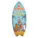 Kovová ceduľa 40x17 cm Surfboard – Geese