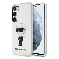 Kryt Karl Lagerfeld Samsung Galaxy S23+ transparent hardcase Ikonik Karl Lagerfeld (KLHCS23MHNIK