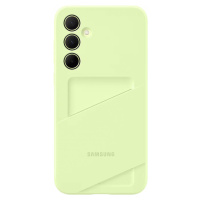 Originál Kryt s Kapsou na Kartu pre Samsung Galaxy A35, Zelený
