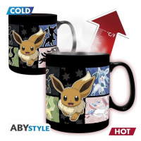 Hrnček Pokémon - Eevee 460 ml (meniaci sa motív)