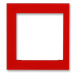 Rámcek 1-násobný s otvorom 55x55 krajný cervená Levit (ABB)