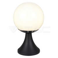 Stojanová lampa 1*E27 Matt Black Opal C Ball VT-1230 (V-TAC)