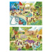 Puzzle Supercolor 2x60 Zoo