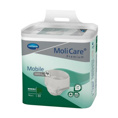 MoliCare Premium Mobile 5 kvapiek L plienkové nohavičky naťahovacie 14 ks