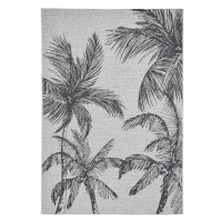Čierno-krémový vonkajší koberec 160x220 cm Miami – Think Rugs