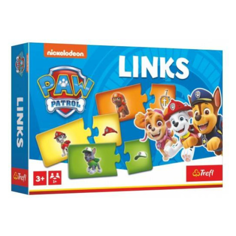 Hra Links skladačka Tlapková patrola/Paw Patrol 14 párov vzdelávacia hra v krabici 21x14x4cm