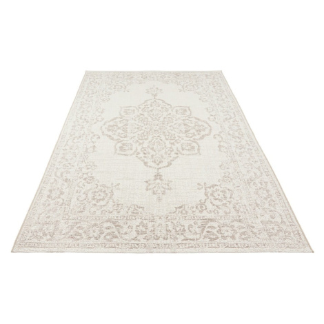 Béžový vonkajší koberec NORTHRUGS Tilos, 120 x 170 cm