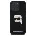 Karl Lagerfeld Liquid Silicone s MagSafe Kryt pre iPhone 16 Pro Max. Čierny