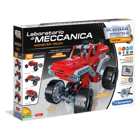 Mechanické laboratórium – Monster truck – 10 modelov – 200 dielikov