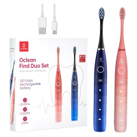 OCLEAN Flow Find Duo Set Red&Blue sonické zubné kefky