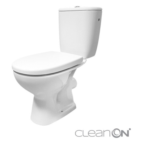 CERSANIT - WC KOMBI 613 ARTECO 010 3/5 NEW CLEANON + DUROPLAST SEDADLO SOFTCLOSE K667-052