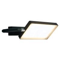 Nástenné LED svietidlo Book, čierne