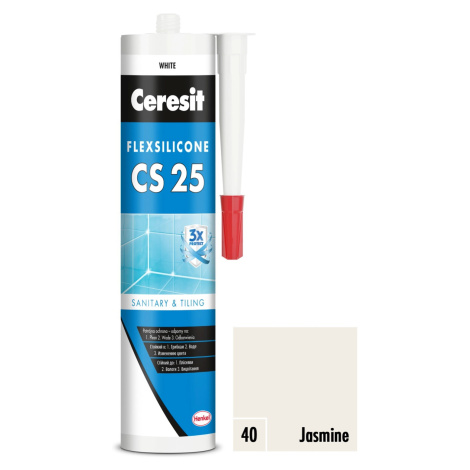 CERESIT CS 25 Sanitárny silikón 40 Jasmine 280 ml