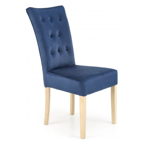 Jedálenská stolička VERMONT Modrá Halmar