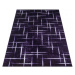 Kusový koberec Costa 3521 lila Rozmery kobercov: 240x340