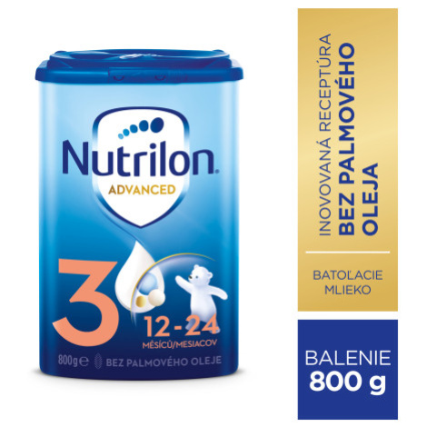 Nutrilon Advanced 3 batoľacia mliečna výživa v prášku (12-24 mesiacov) 800 g