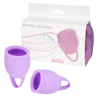 LOLA GAMES Sada menštruačných kalíškov Natural Wellness Lavender Orchid 2 ks