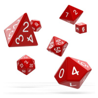 Sada kociek na RPG: Oakie Doakie Dice RPG Set Solid - Red (7 ks)