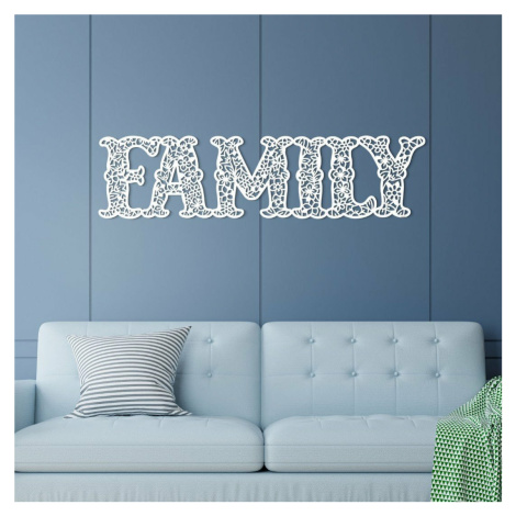 Drevený nápis na stenu - Family
