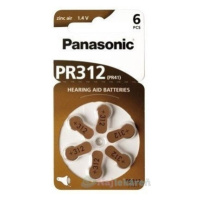 Panasonic baterie do naslouchadel 6ks PR312(PR41)