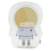Vankúšik z čistej bavlny Happynois Astronaut, 40 × 30 cm