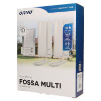 Sada domového telefónu FOSSA MULTI pre 2 domácnosti (2+2), biela (ORNO)