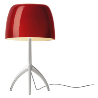 Foscarini Lumiere grande hliník/červená stmieva