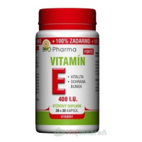 BIO Pharma Vitamín E FORTE 400 I.U 30+30 ks
