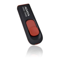 ADATA Flash Disk 64GB C008, USB 2.0 Klasická, čierna