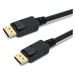 PremiumCord DisplayPort 1.3 prípojný kábel M/M, pozlátené konektory, 1m