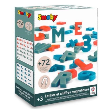 Smoby Magnetická písmena a čísla 72 ks