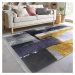 Žltý/tmavomodrý prateľný koberec 80x150 cm Unique – Mila Home