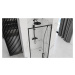 REA - Otváracie sprchové dvere Rapid Swing 90 čierne REA-K6409