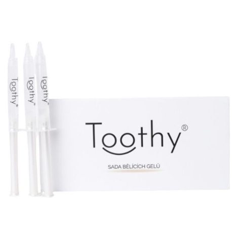 TOOTHY Gel Kit doplňujúce gély na bielenie zubov 3 kusy na 6 dní