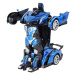 mamido  Auto Robot Transformers 2v1 na diaľkové ovládanie RC 1:10 modrá