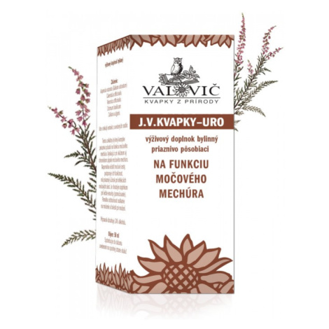 VALOVIČ J.V. kvapky - uro na funkciu močového mechúra 50 ml