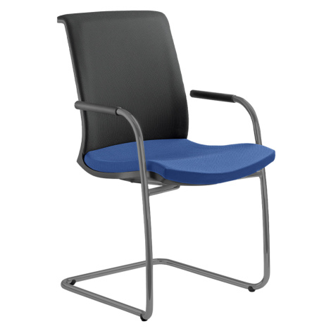 LD SEATING Konferenčná stolička LYRA NET 204-Z-N2, kostra šedá