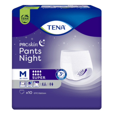 TENA Pants night super M naťahovacie inkontinenčné nohavičky na noc 10 kusov