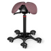 Sedlová stolička Salli SwingFit Farba čalúnenia: Syntetická koža - staroružová #9532, Výška post