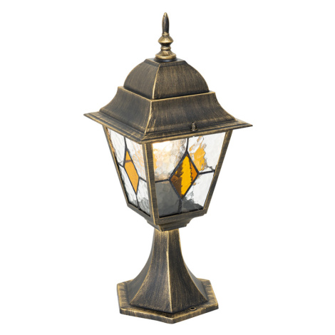 Vintage exteriérový lampáš starožitný zlatý 45 cm - Antigua QAZQA